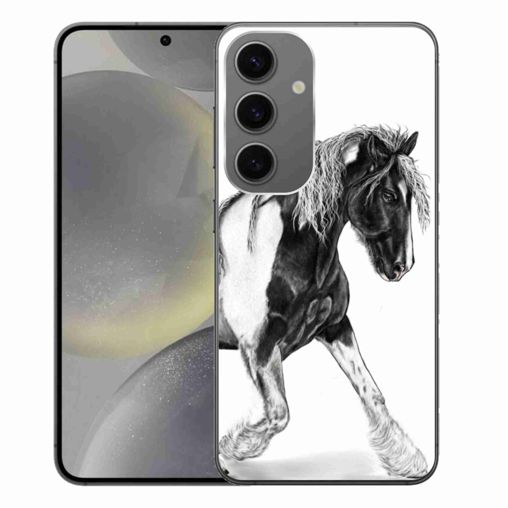 Gelový kryt mmCase na Samsung Galaxy S24+ - kůň