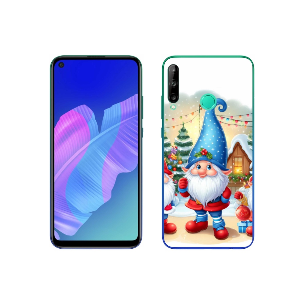 Gelový kryt mmCase na Huawei P40 Lite E - vánoční skřítci