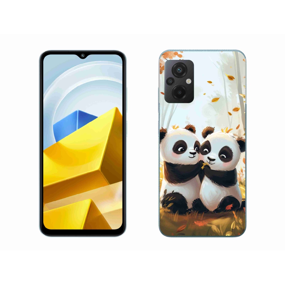 Gelový kryt mmCase na Xiaomi Poco M5 4G - pandy