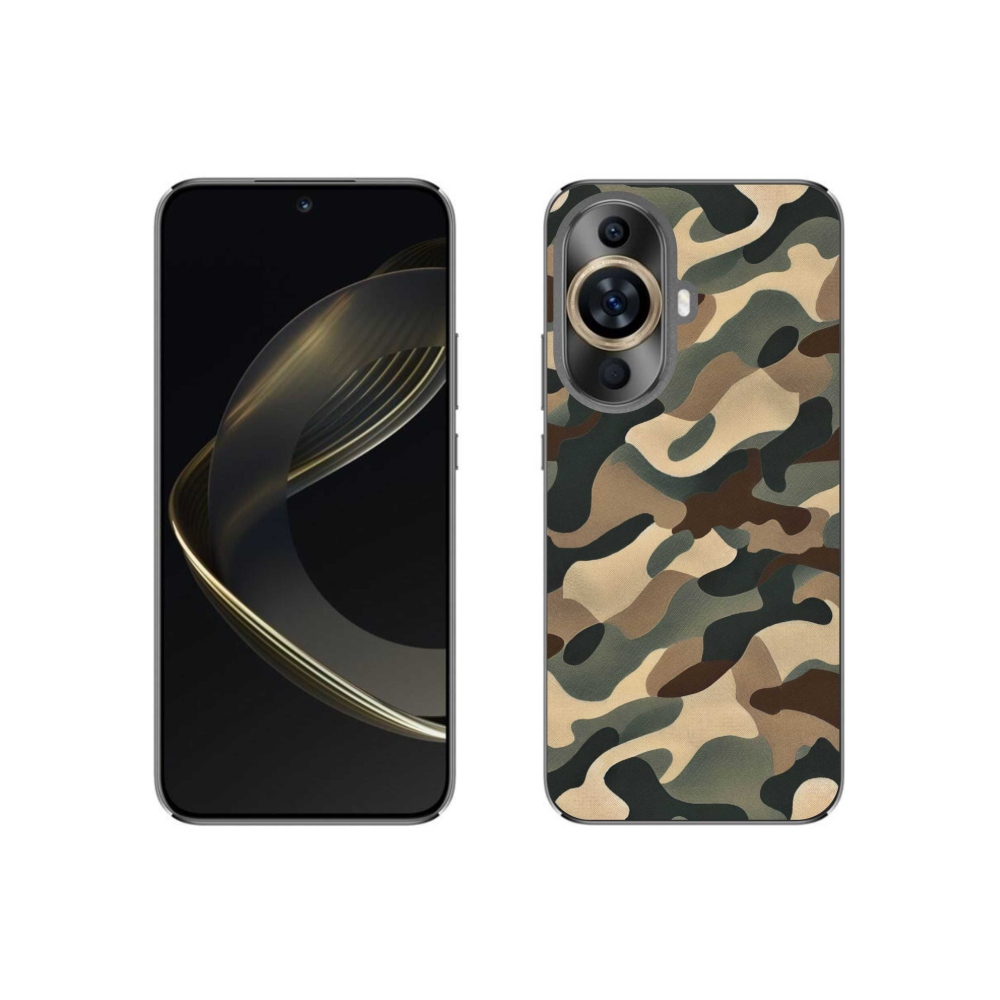Gelový kryt mmCase na Huawei Nova 11 - maskáčový vzor 11