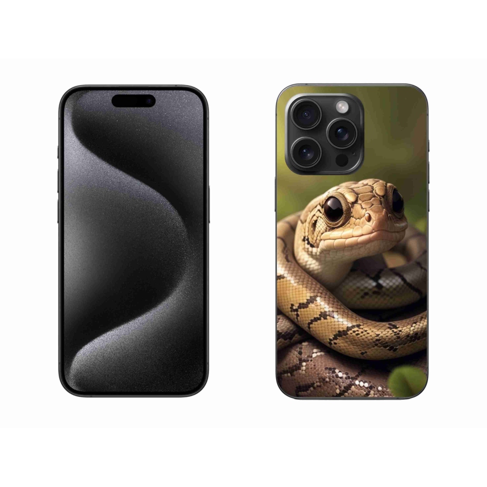 Gelový kryt mmCase na iPhone 15 Pro Max - had 1
