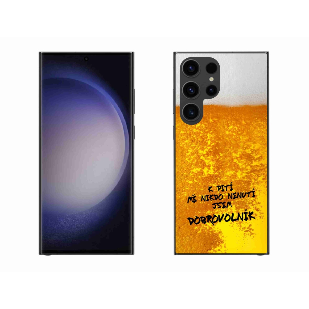 Gelový kryt mmCase na Samsung Galaxy S23 Ultra 5G - pivní motiv 4