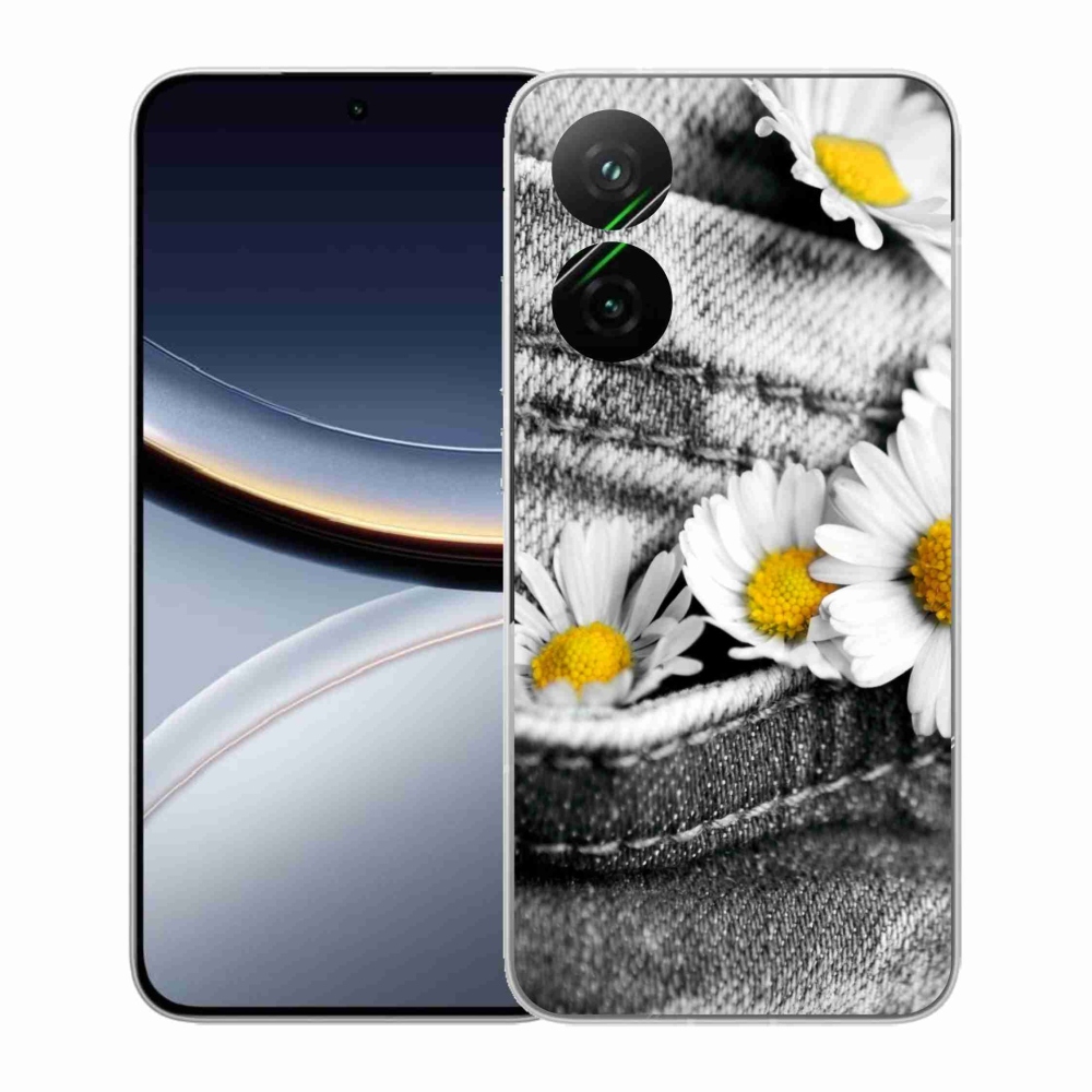Gelový kryt mmCase na Xiaomi Poco F7 5G - kopretiny