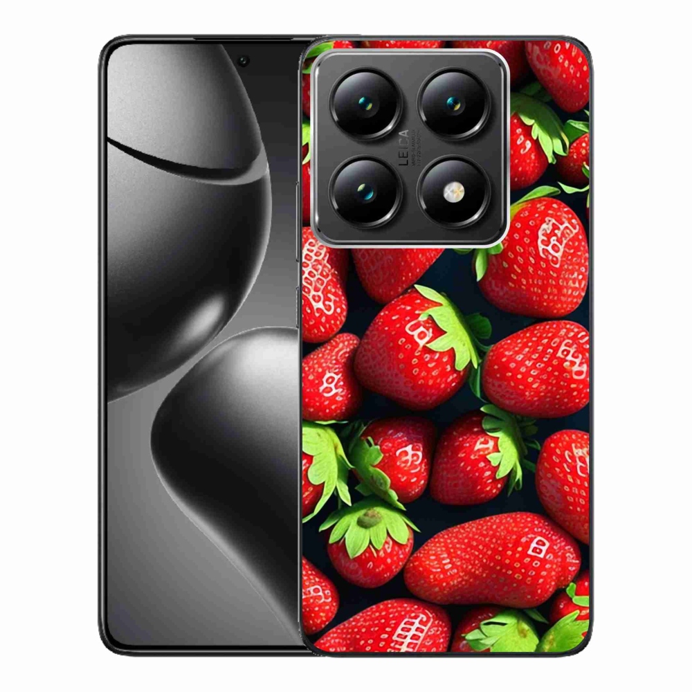 Gelový kryt mmCase na Xiaomi 14T Pro - jahody