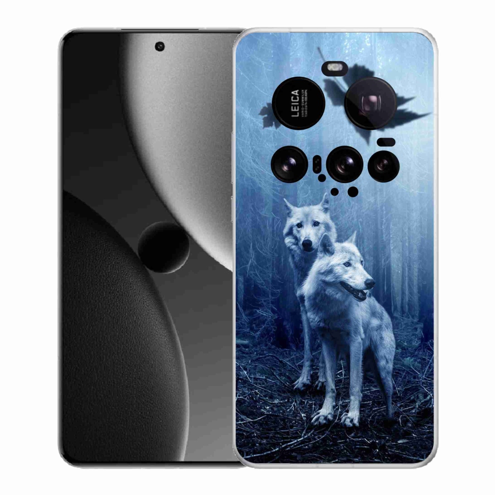 Gelový kryt mmCase na Xiaomi 15 Ultra - vlci v lese