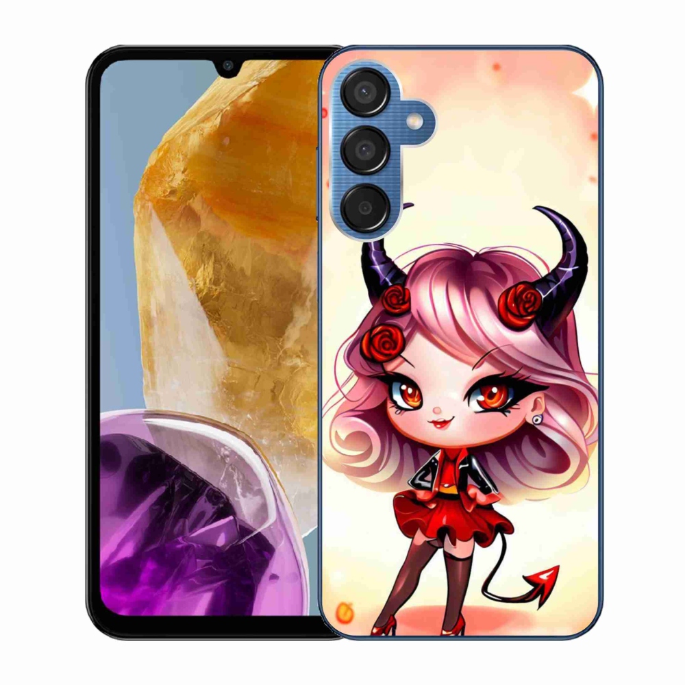 Gelový kryt mmCase na Samsung Galaxy M15 5G - kreslená čertice
