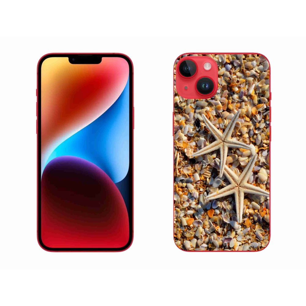 Gelový kryt mmCase na iPhone 14 Plus - mořské hvězdice