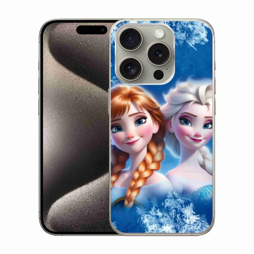 Gelový kryt mmCase na iPhone 15 Pro - ledové království 2