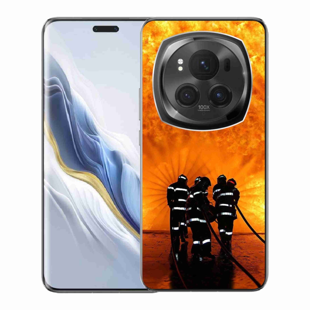 Gelový kryt mmCase na Honor Magic 6 Pro 5G - požár