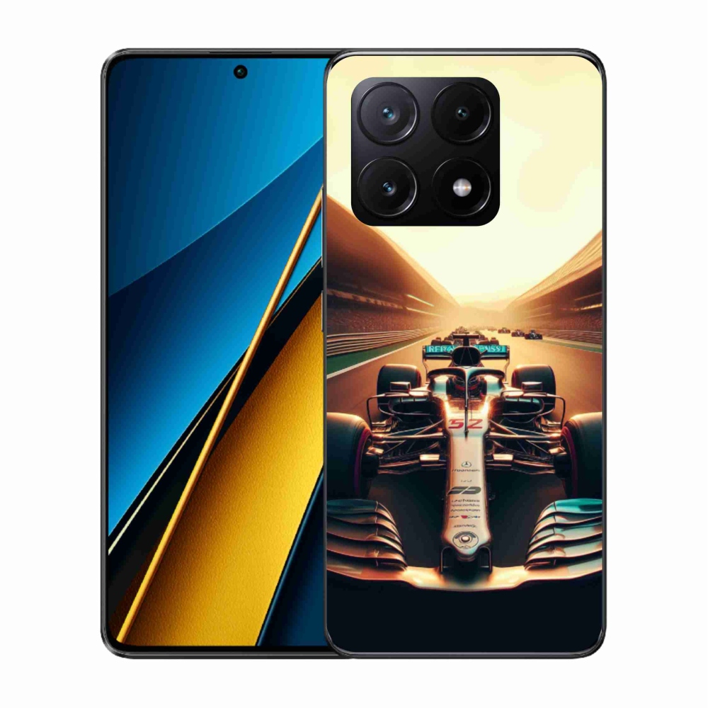 Gelový kryt mmCase na Xiaomi Poco X6 Pro 5G - formule 1