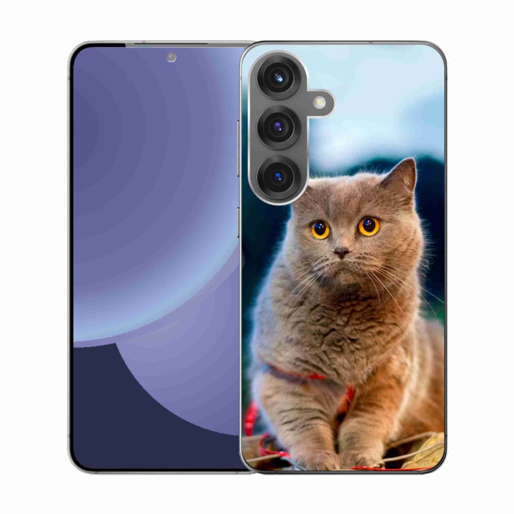 Gelový kryt mmCase na Samsung Galaxy S25 - britská modrá 2