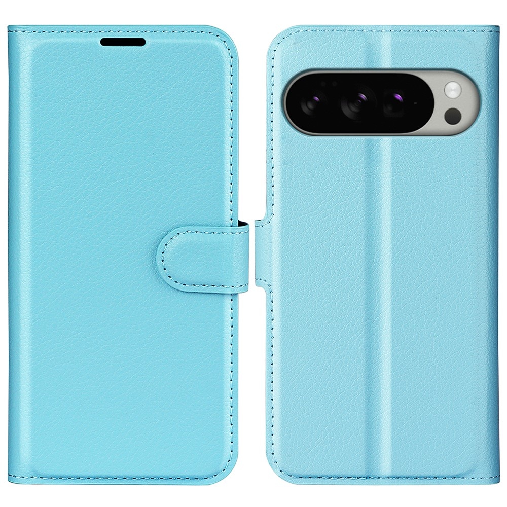 Litchi knížkové pouzdro na Google Pixel 10 Pro XL - modré