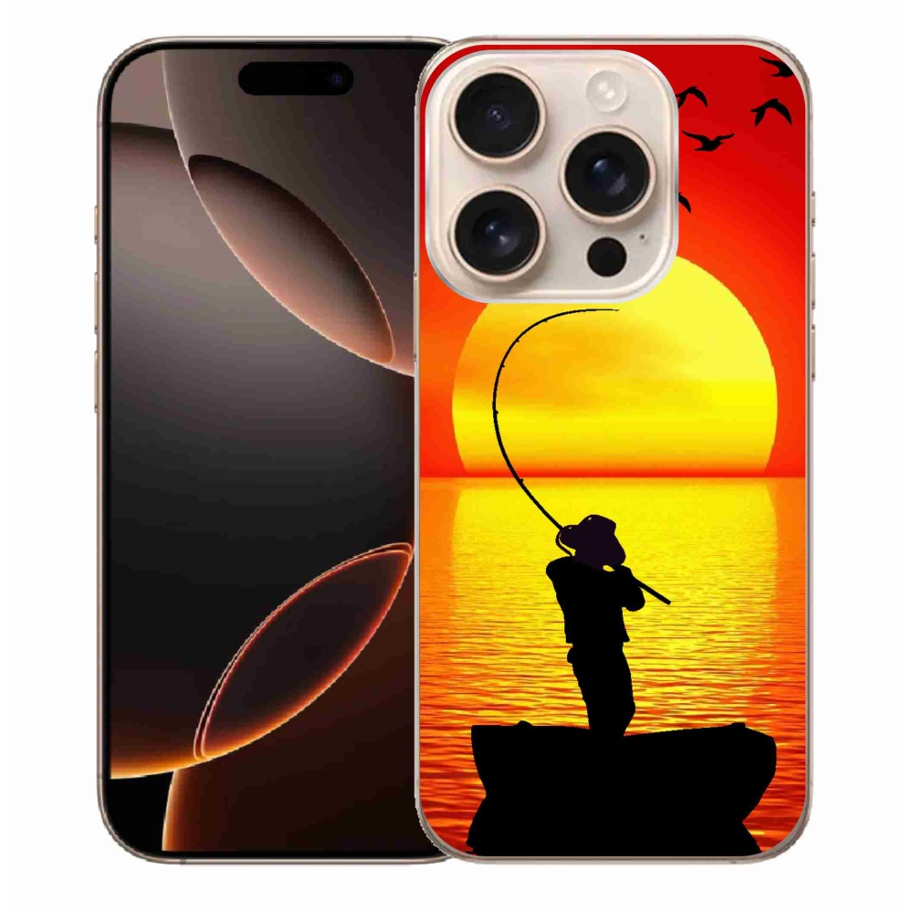 Gelový kryt mmCase na iPhone 16 Pro Max - rybaření