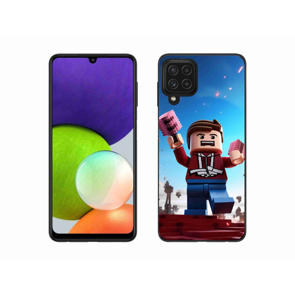 Gelový kryt mmCase na Samsung Galaxy A22 4G - roblox 2