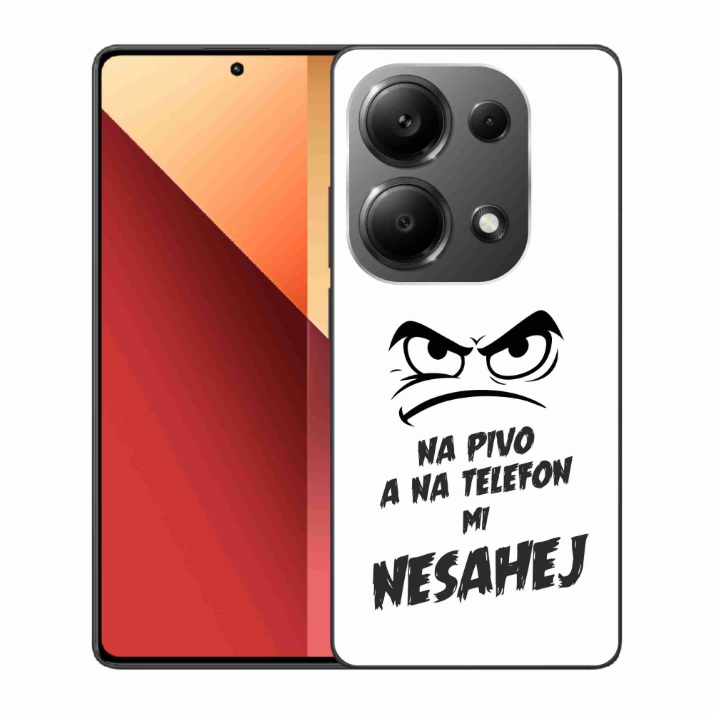 Gelový kryt mmCase na Xiaomi Redmi Note 13 Pro 4G/Poco M6 Pro  - pivní motiv 2 bílé pozadí