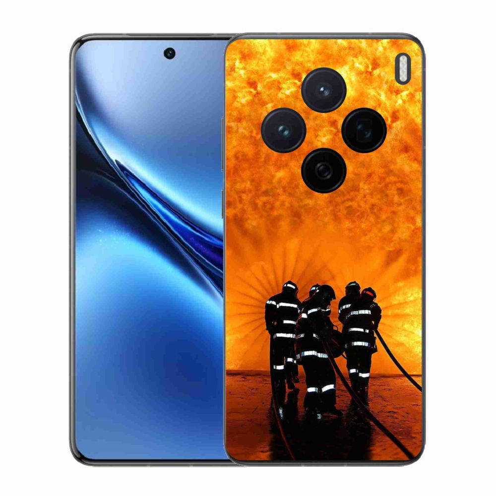 Gelový kryt mmCase na Vivo X200 5G - požár