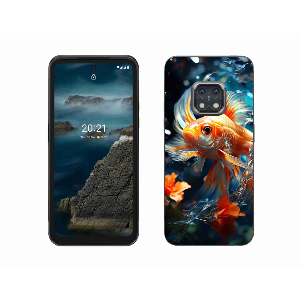 Gelový kryt mmCase na Nokia XR20 - rybka