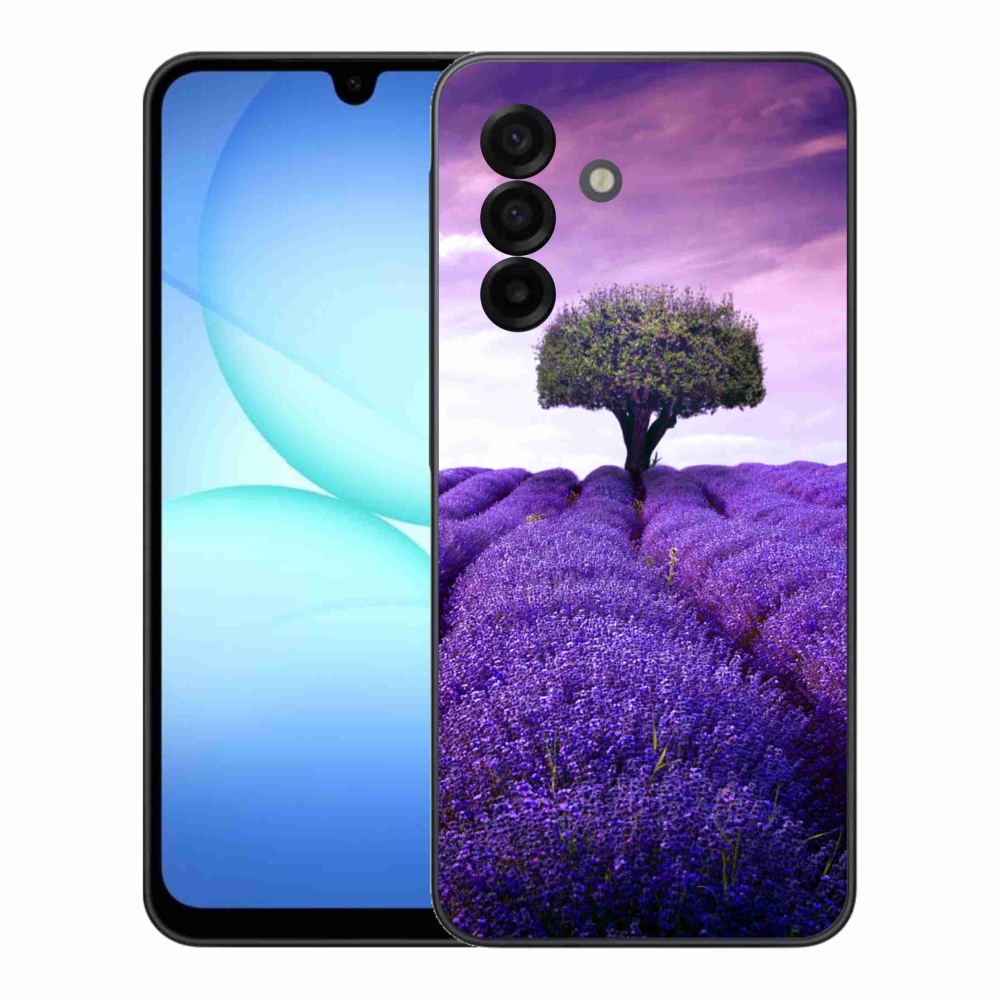 Gelový kryt mmCase na Samsung Galaxy A17 4G/5G - levandulová louka