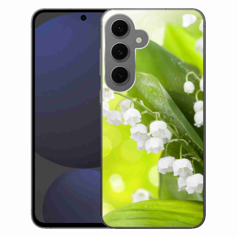 Gelový kryt mmCase na Samsung Galaxy S24 FE - konvalinka