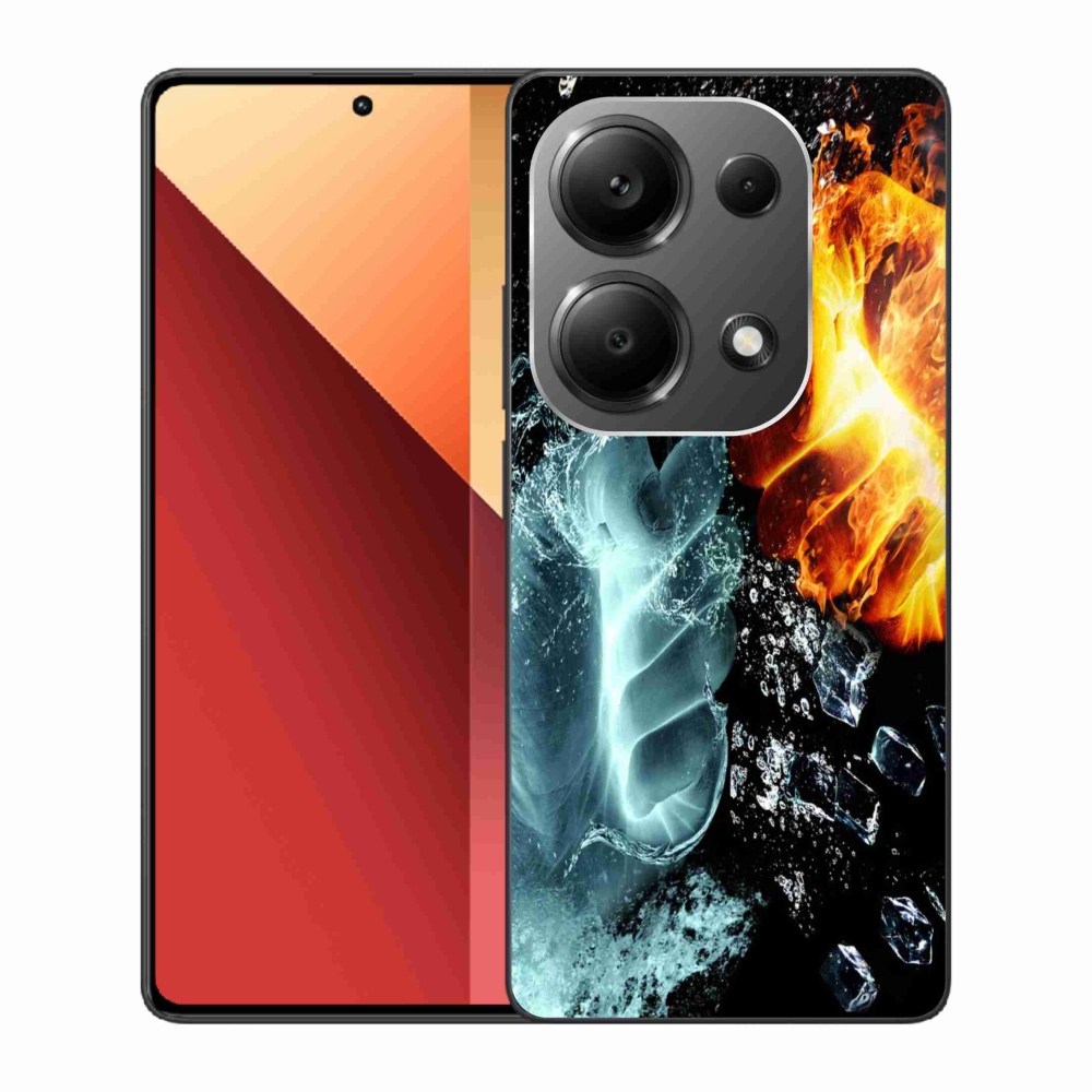 Gelový kryt mmCase na Xiaomi Redmi Note 13 Pro 4G/Poco M6 Pro - voda a oheň