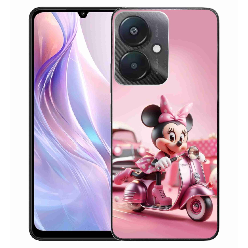 Gelový kryt mmCase na Xiaomi Redmi 13C 5G  - minnie 1