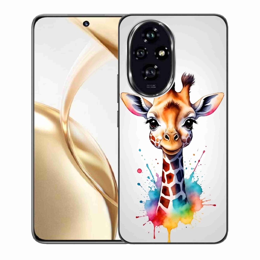 Gelový kryt mmCase na Honor 200 5G - žirafa 1