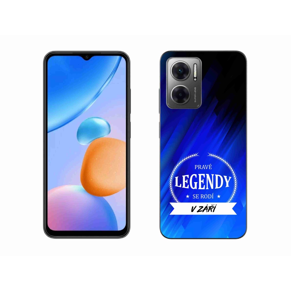 Gelový kryt mmCase na Xiaomi Redmi 10 5G - legendy v září modré pozadí
