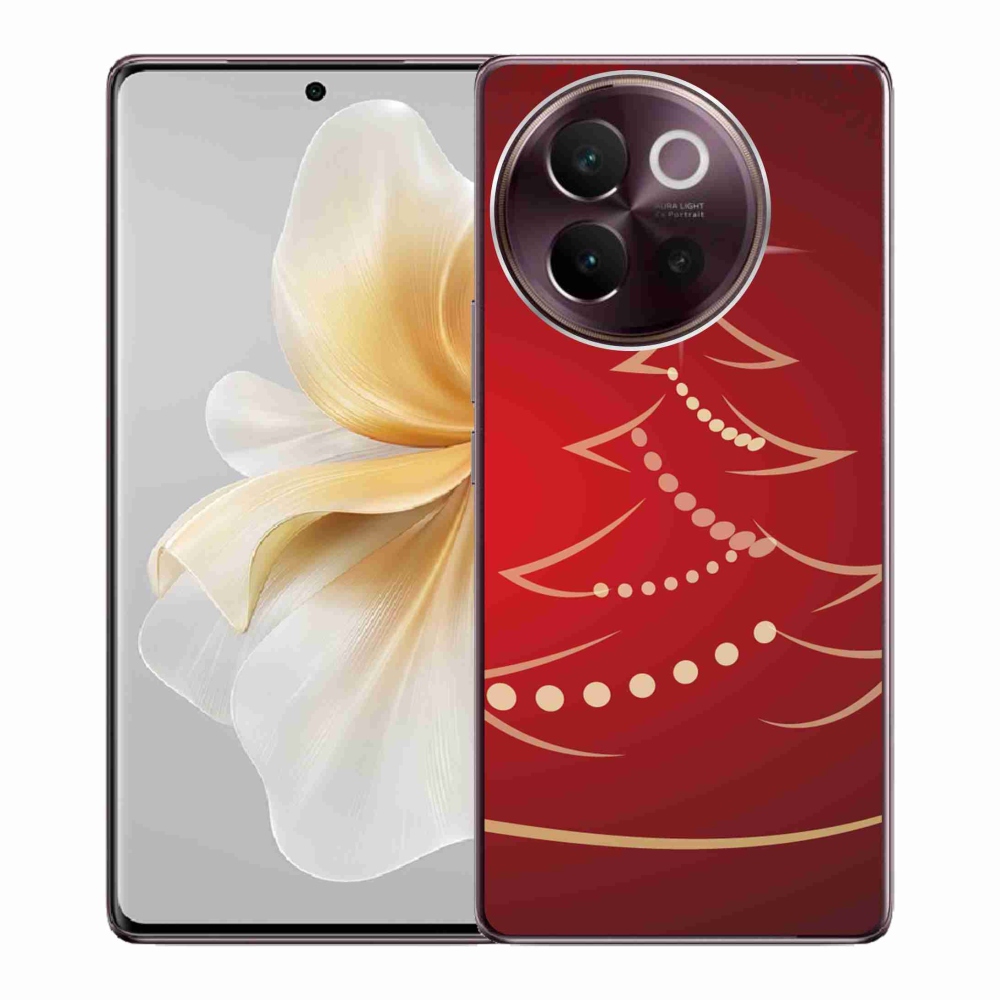 Gelový kryt mmCase na Vivo V40 Lite 5G - kreslený vánoční stromek