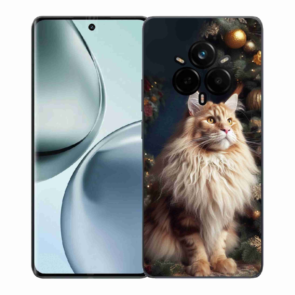 Gelový kryt mmCase na Realme 14 Pro 5G - kočka u stromku