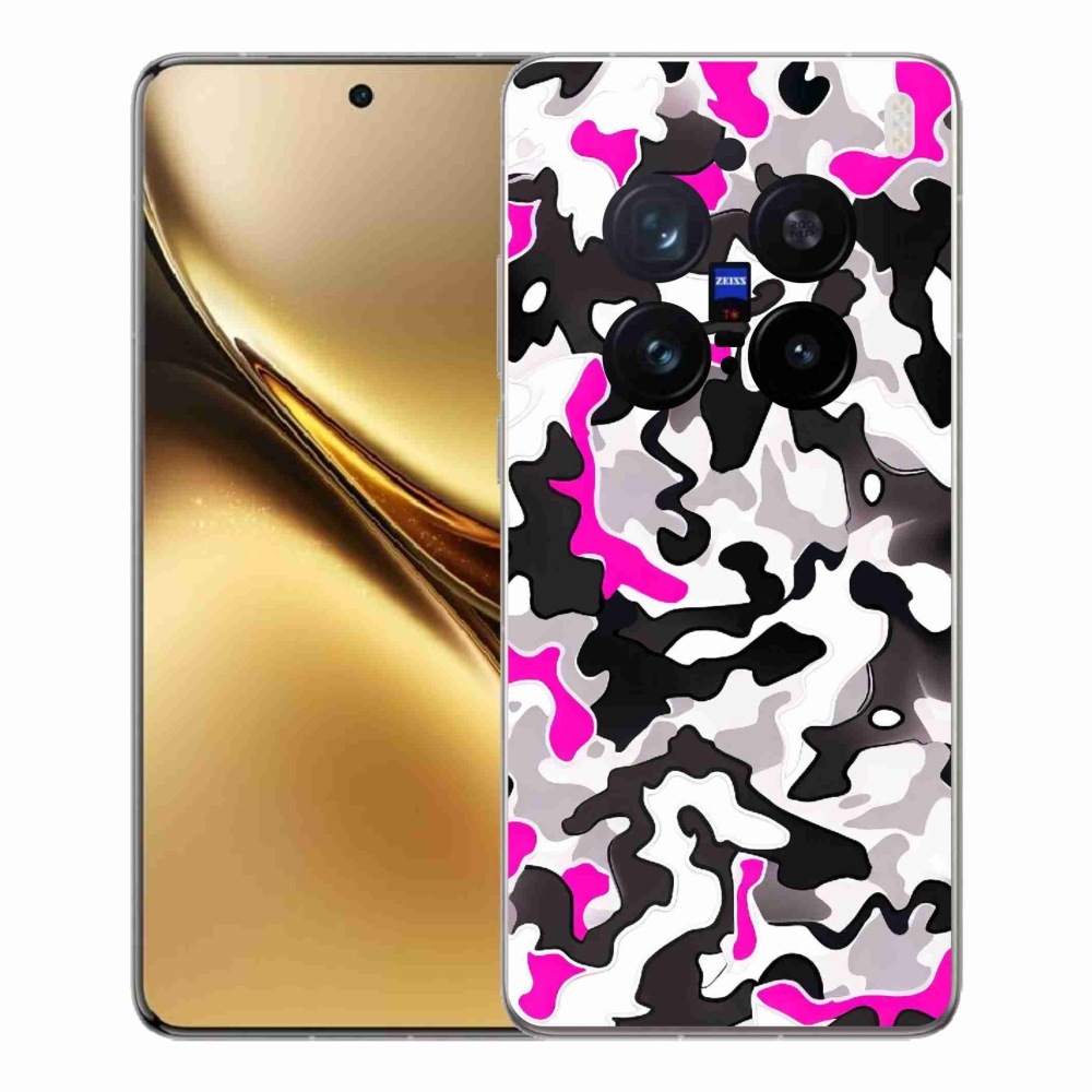 Gelový kryt mmCase na Vivo X200 Pro 5G - maskáčový vzor 5