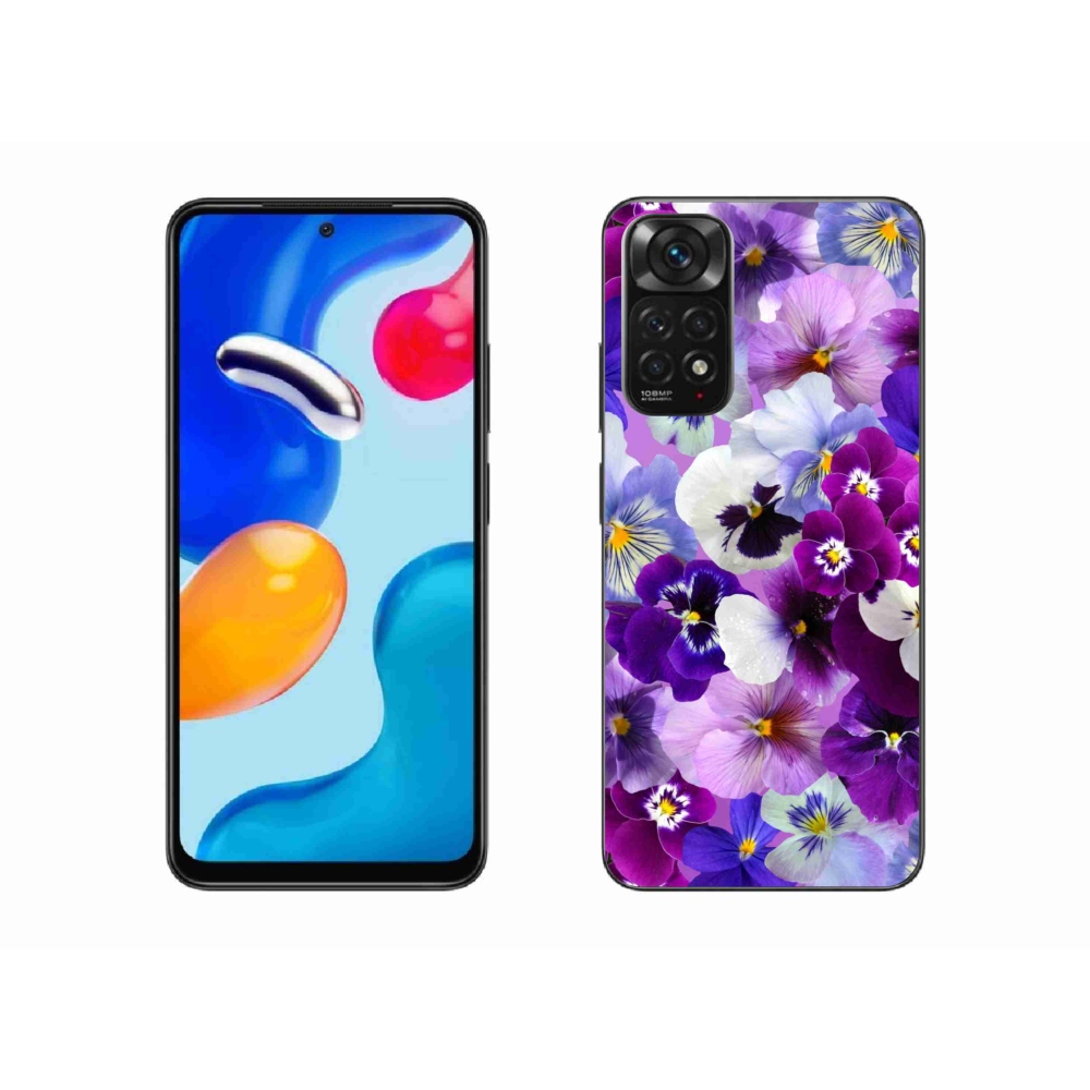 Gelový kryt mmCase na Xiaomi Redmi Note 11 4G - květiny 9