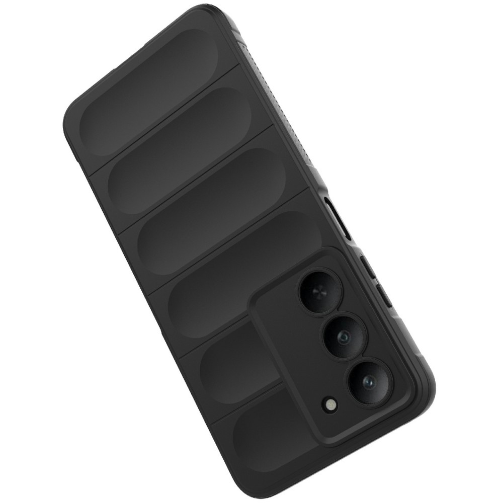 Rugg odolný gelový obal na Realme 14x 5G - černý