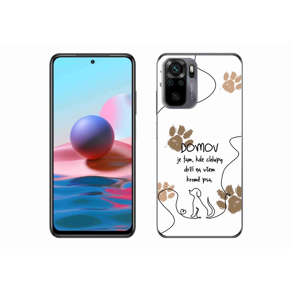 Gelový kryt mmCase na Xiaomi Poco M5s - psí motiv bílé pozadí