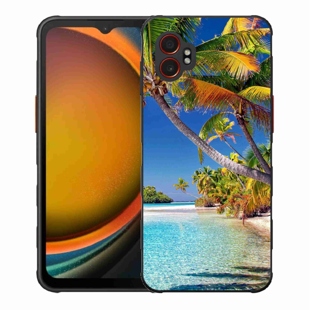 Gelový kryt mmCase na Samsung Galaxy Xcover 7 Pro - mořská pláž