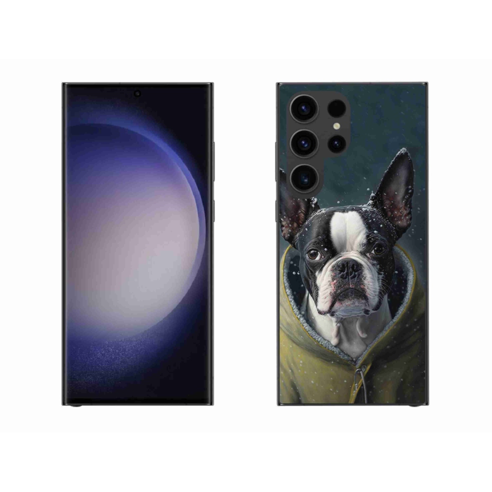 Gelový kryt mmCase na Samsung Galaxy S23 Ultra 5G - buldoček