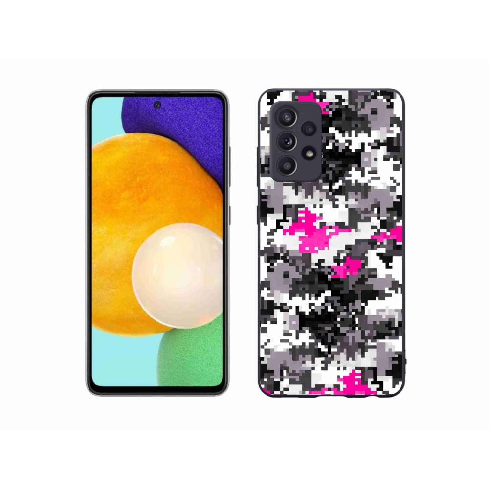 Gelový kryt mmCase na Samsung Galaxy A52s 5G - maskáčový vzor 4