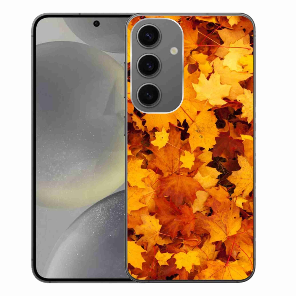 Gelový kryt mmCase na Samsung Galaxy S24+ - javorové listy