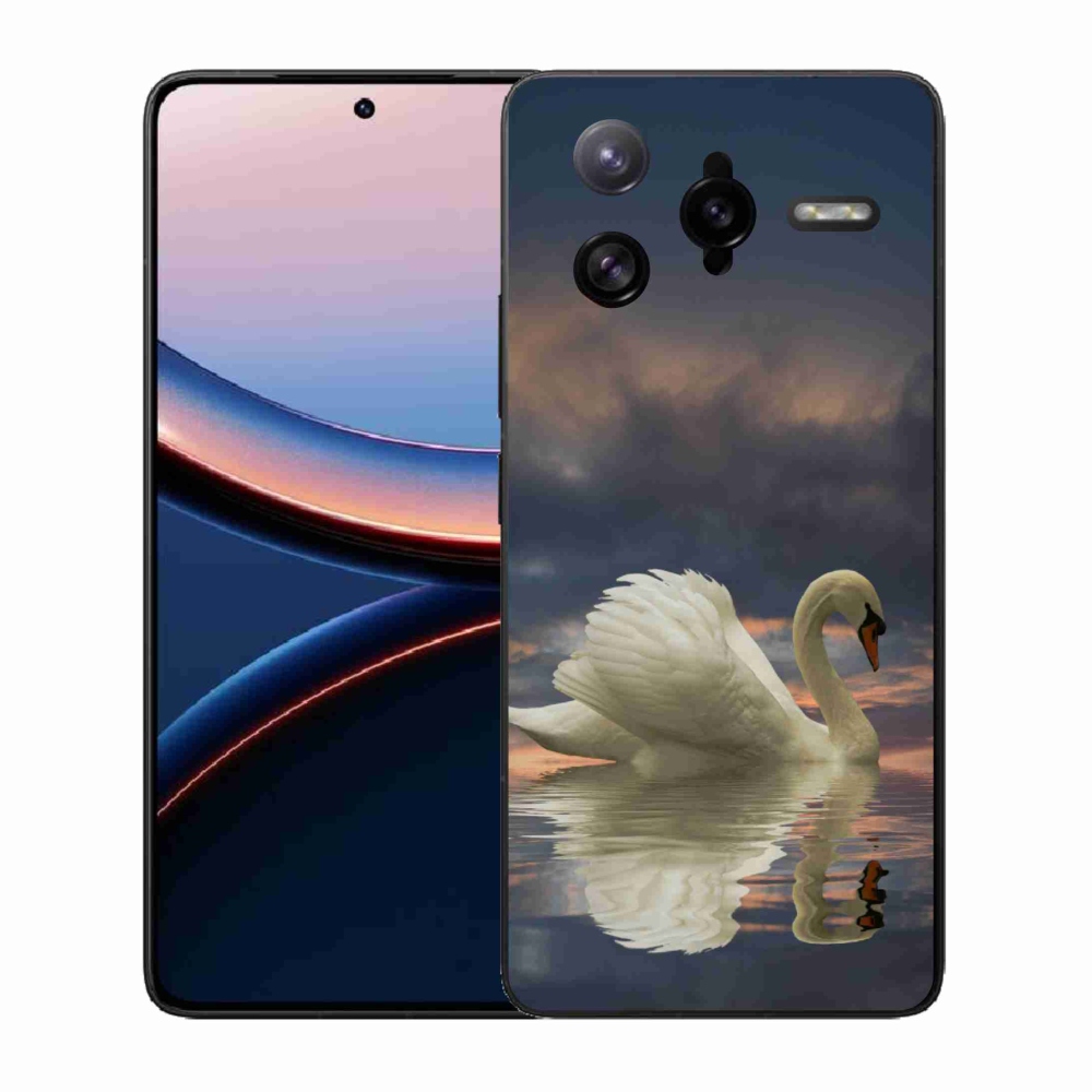 Gelový kryt mmCase na Xiaomi Poco F7 Ultra - labuť