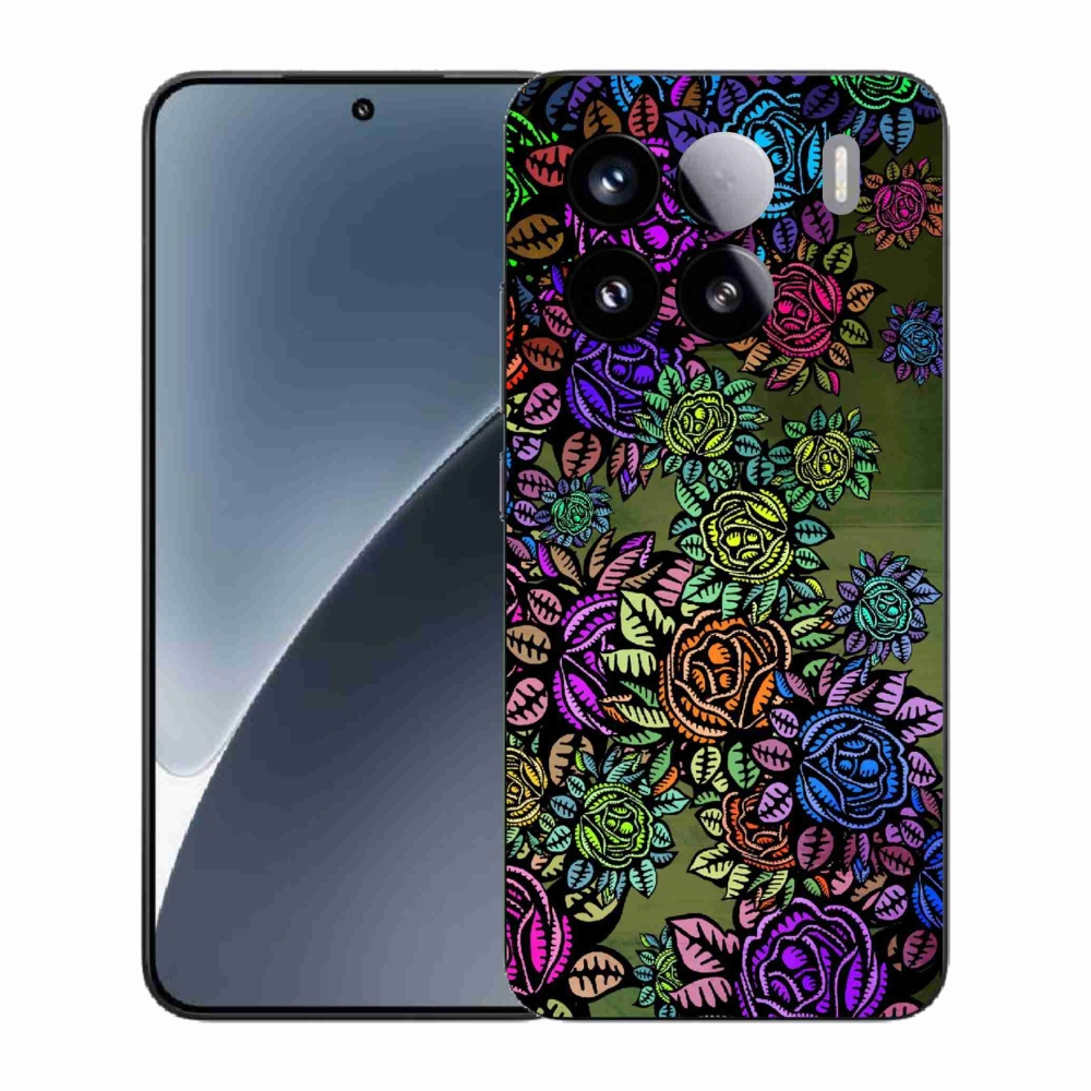 Gelový kryt mmCase na Xiaomi 15 - květiny 6