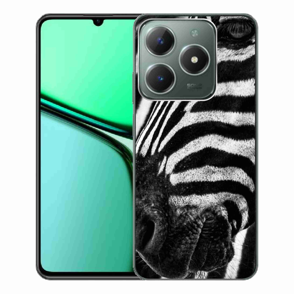Gelový kryt mmCase na Realme C61 - zebra
