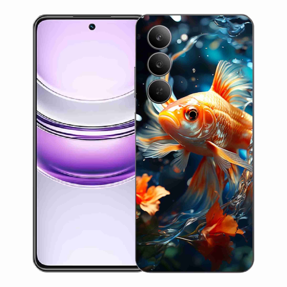 Gelový kryt mmCase na Realme 14x 5G - rybka