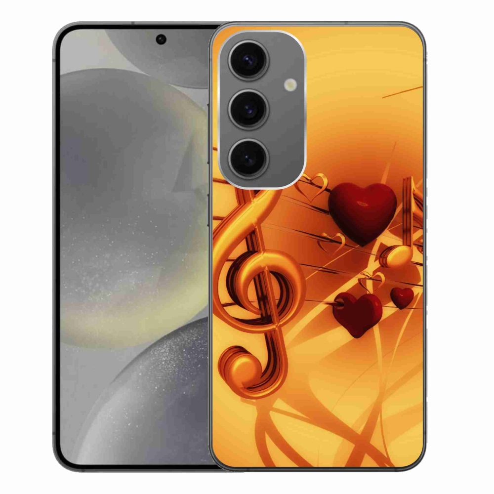 Gelový kryt mmCase na Samsung Galaxy S24+ - noty