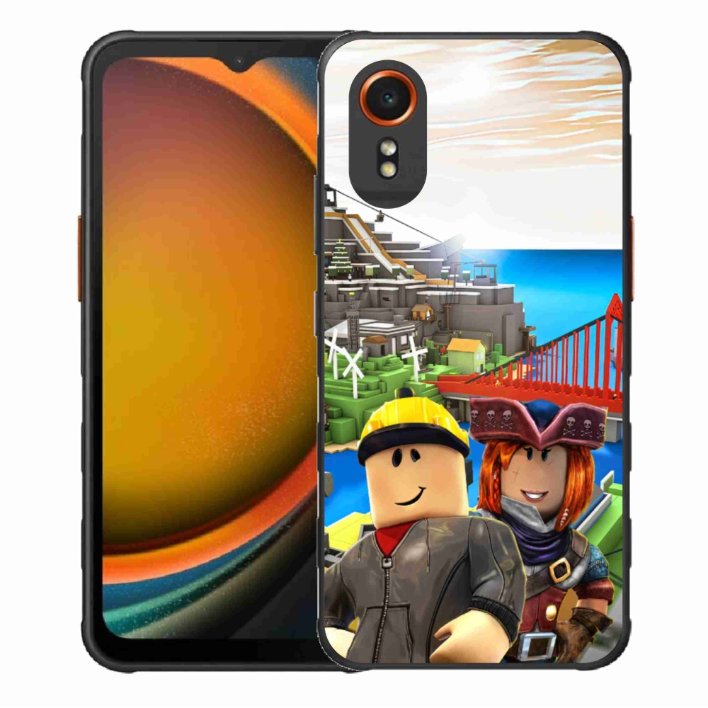 Gelový kryt mmCase na Samsung Galaxy Xcover 7 - roblox 1