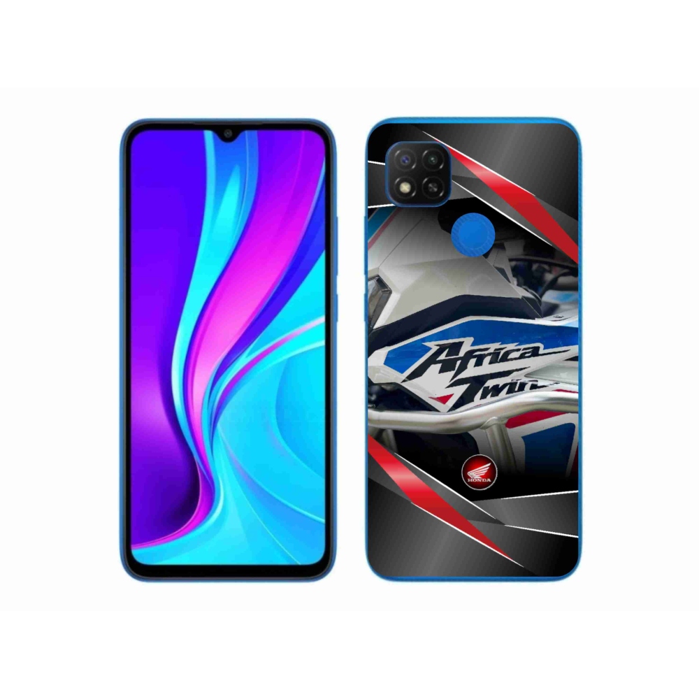 Gelový kryt mmCase na Xiaomi Redmi 9C - motorka honda