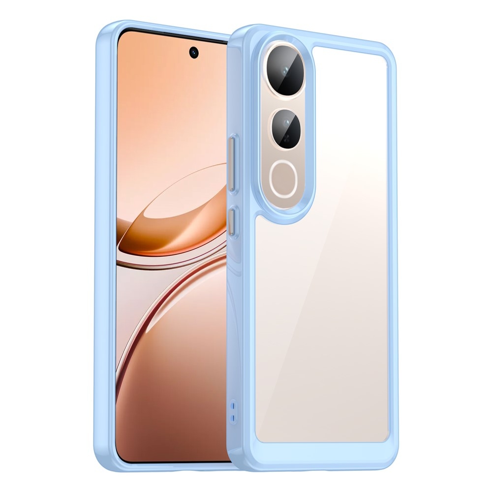 Gelový obal s pevnými zády na Vivo V50 Lite 4G/5G - modrý