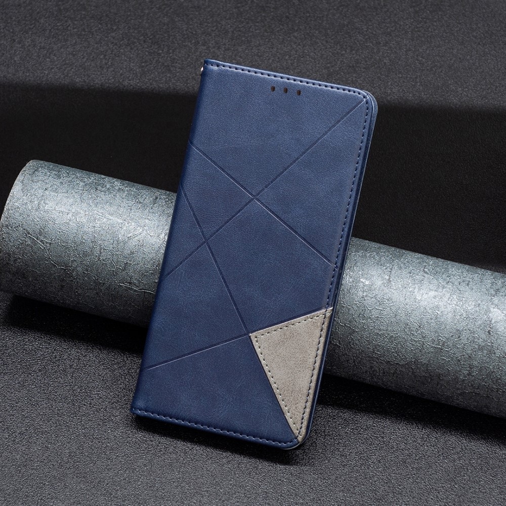 Triangle knížkové pouzdro na Xiaomi Redmi Note 14 Pro - modré