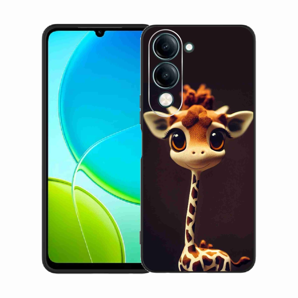 Gelový kryt mmCase na Vivo Y29s 5G - malá žirafa