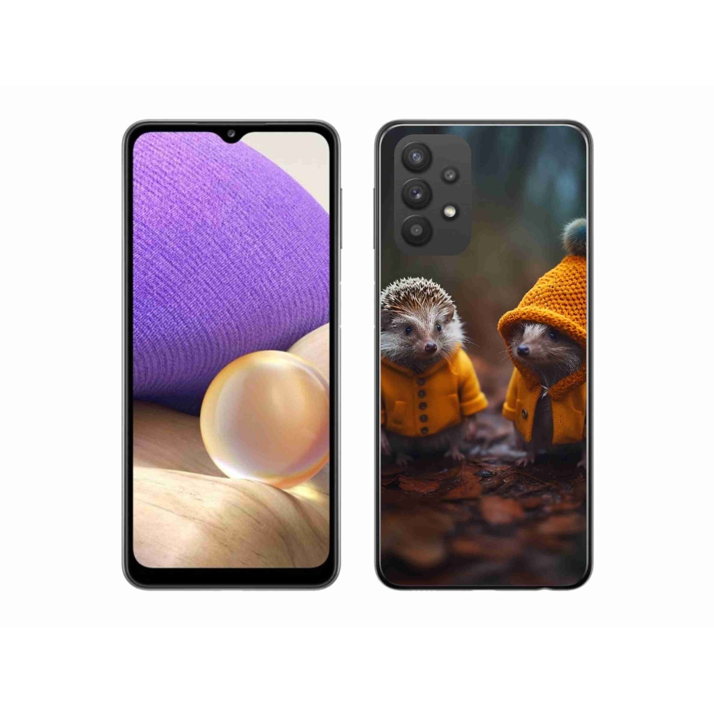 Gelový kryt mmCase na Samsung Galaxy A32 5G - ježci