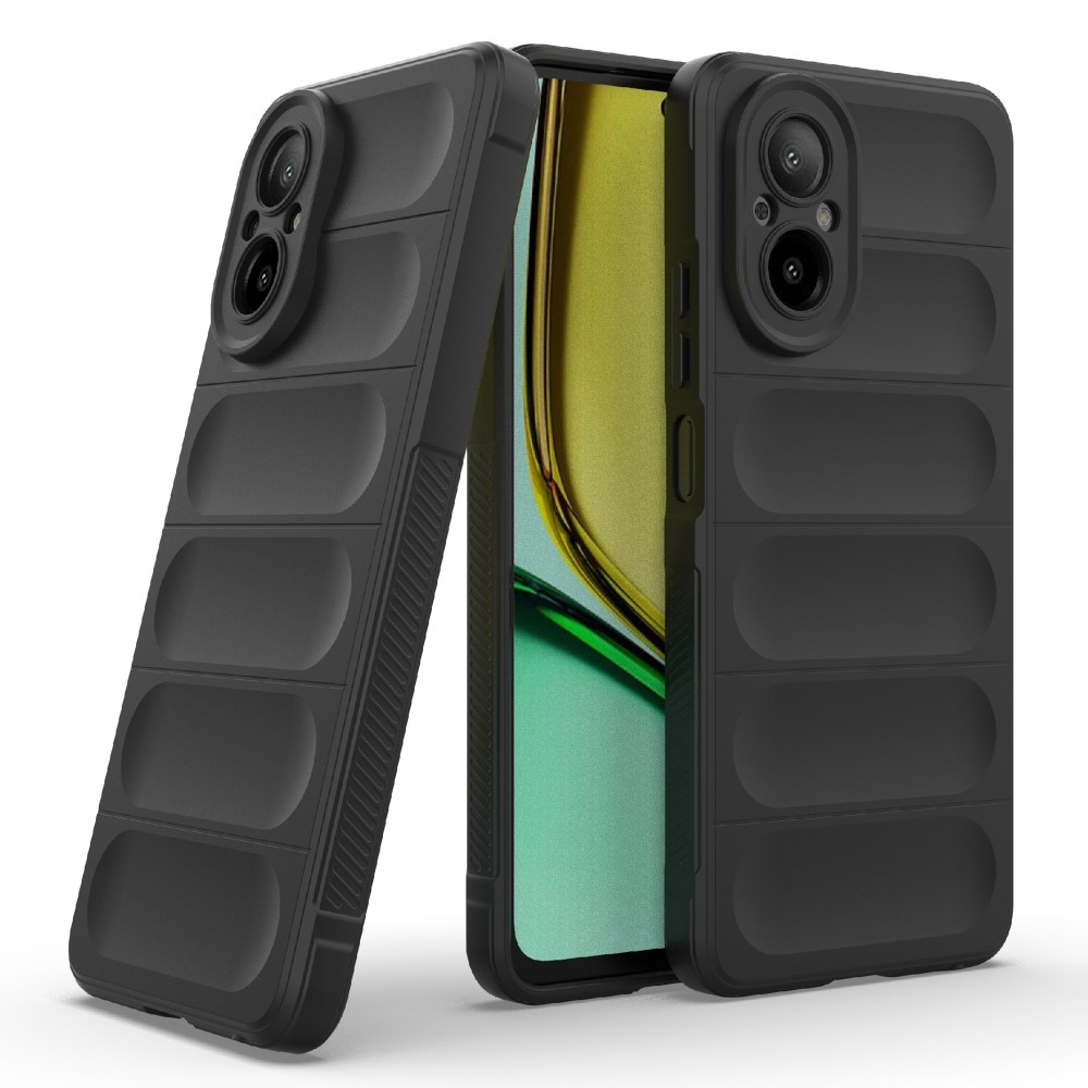 Rugg odolný gelový kryt na mobil Realme C67 - černý