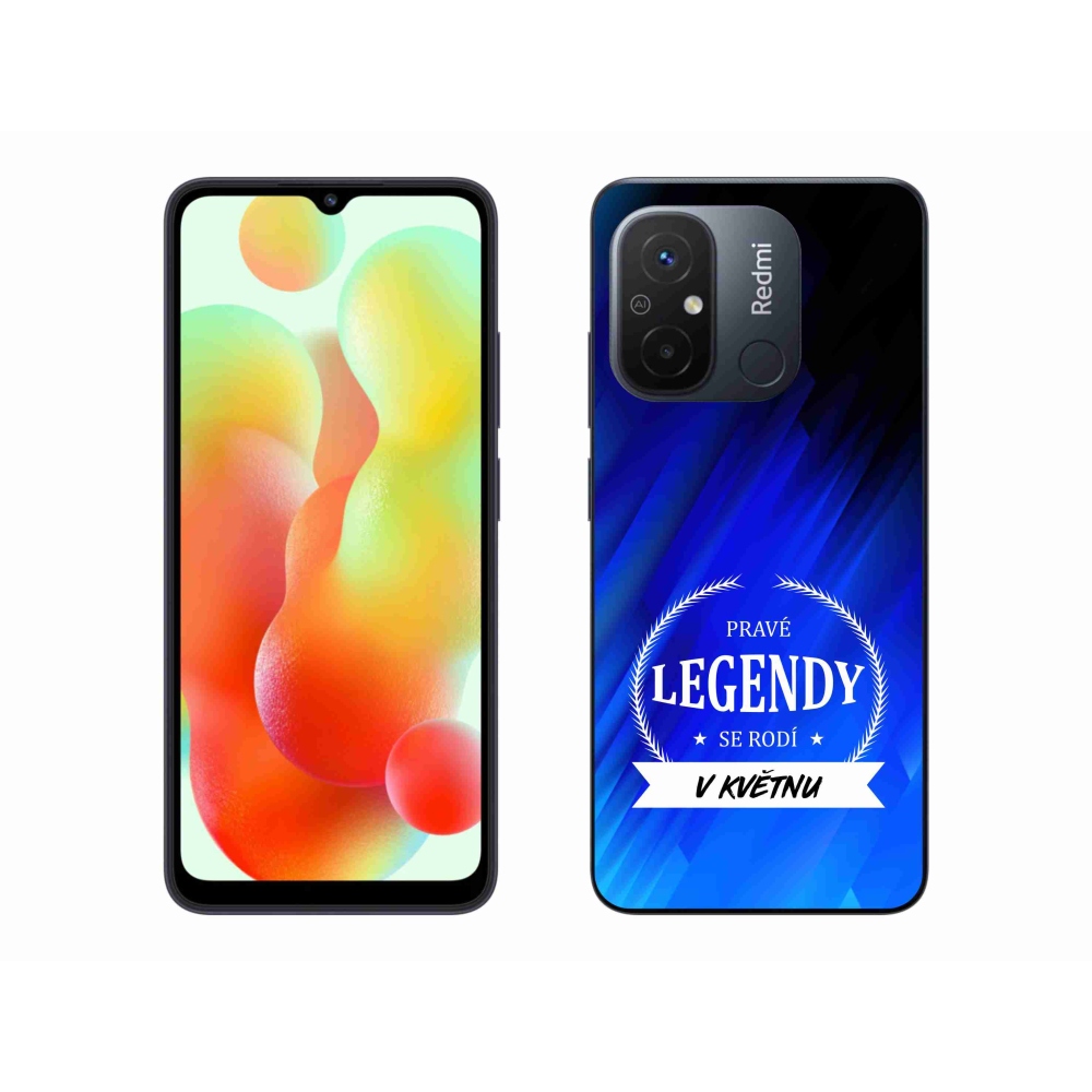 Gelový kryt mmCase na Xiaomi Redmi 12C - legendy v květnu modré pozadí
